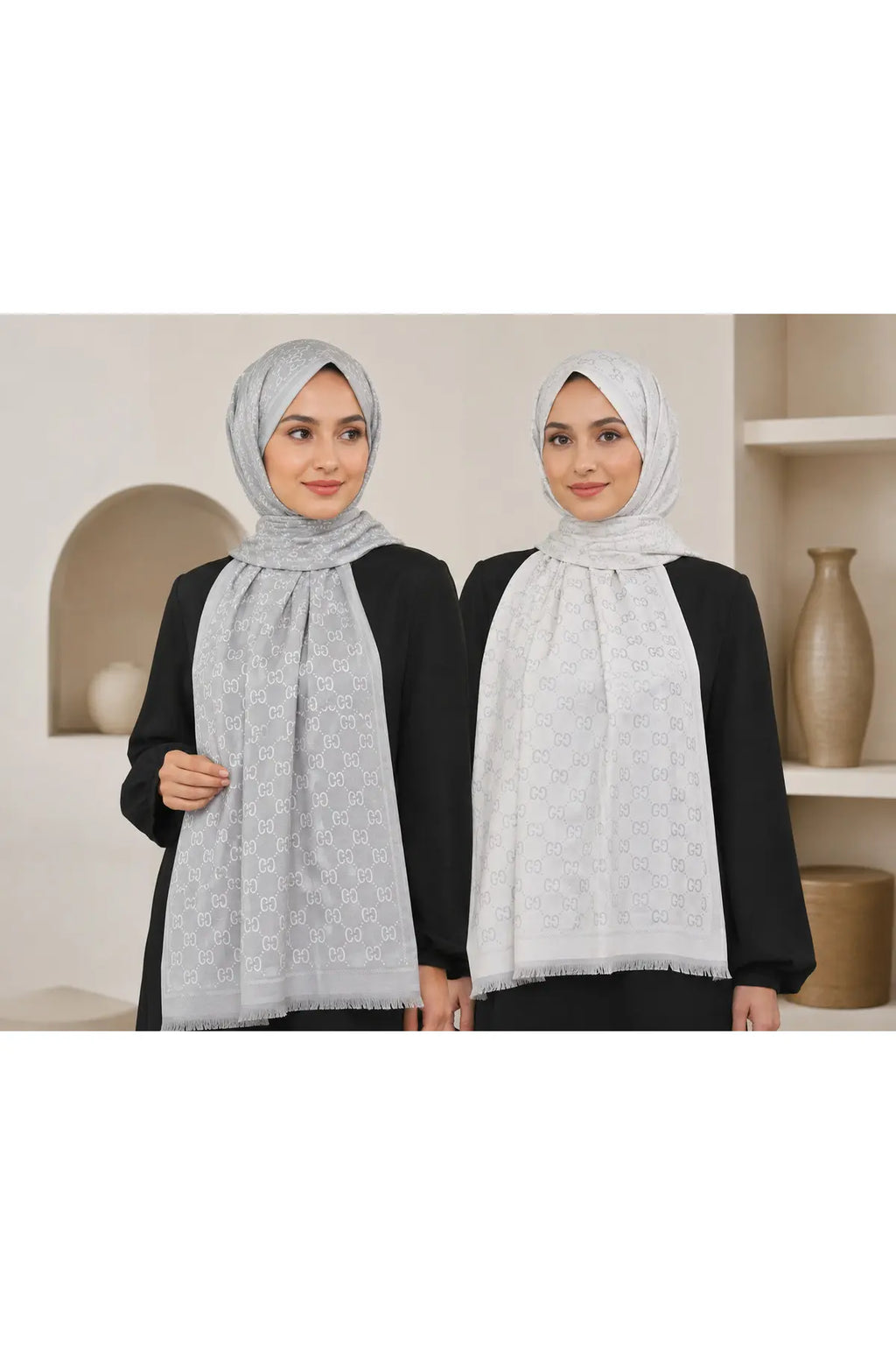 Çift Taraflı Kaşmir Tesettür Şal